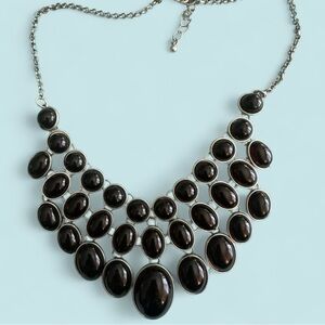 Charming Charlie Elegant Black Statement Necklace